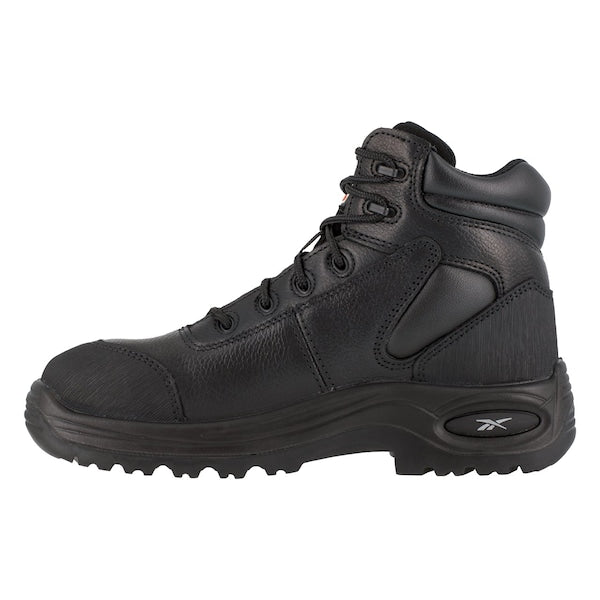 Size 8 Women's 6 in Work Boot Composite Safety Footwear, Black