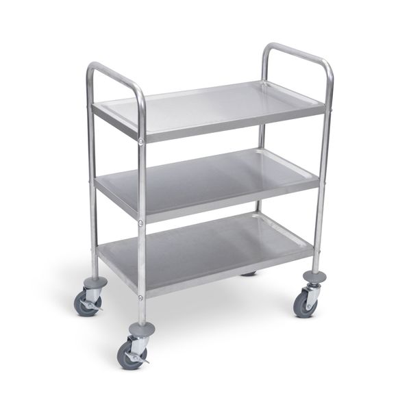 Stainless Steel Cart with Three Shelves, 37