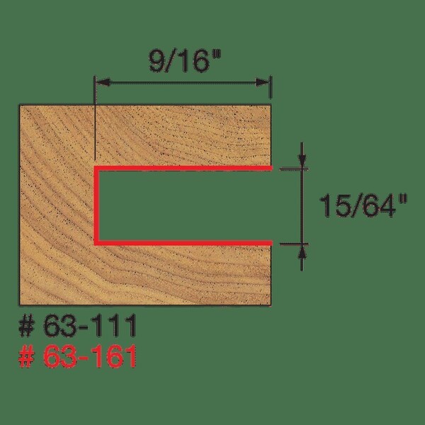 Depth Slotting Cutter Set, 9/16