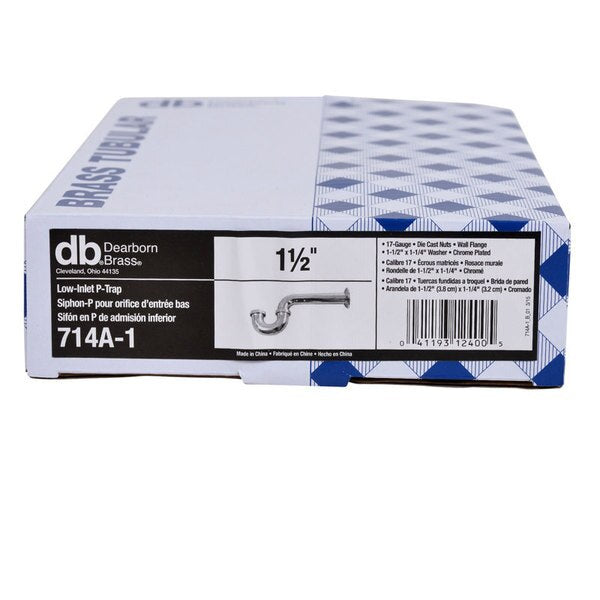 P-Trap, Low Inltet 1.5, 17Ga