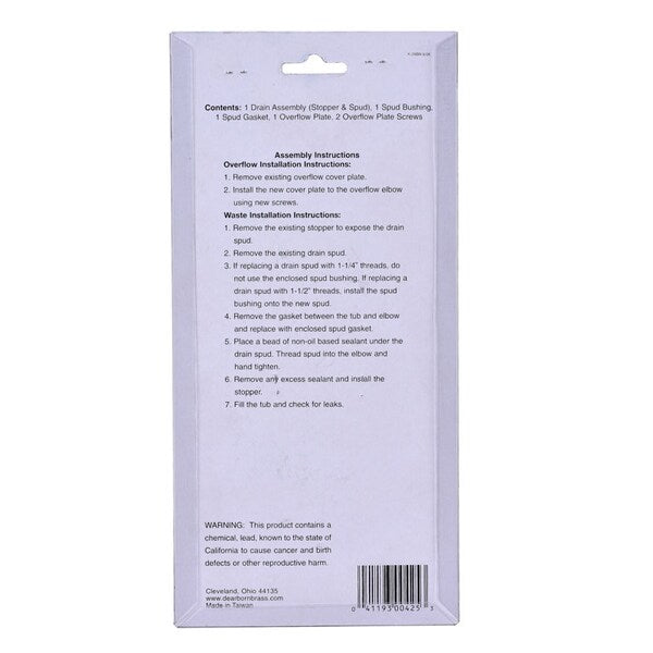 W and O Ck Ul Brush Nickel 2-Hole