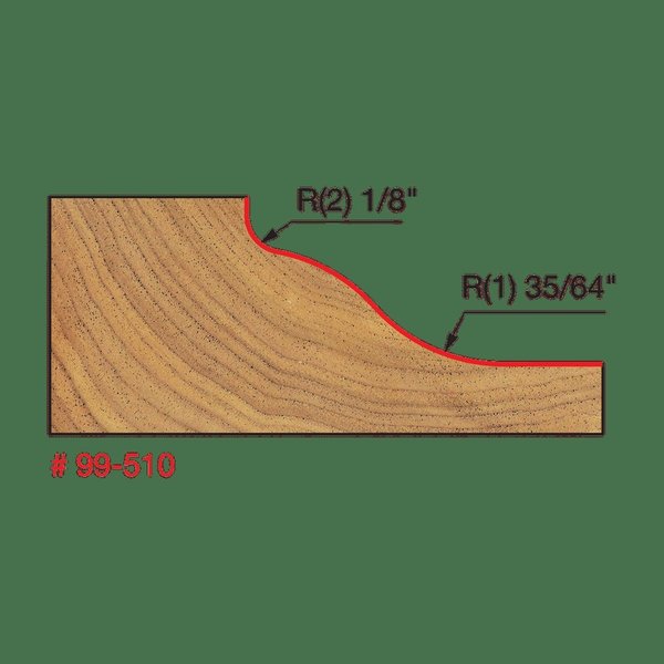 Raised Panel Bit (Quadra-Cut), 2-3/4