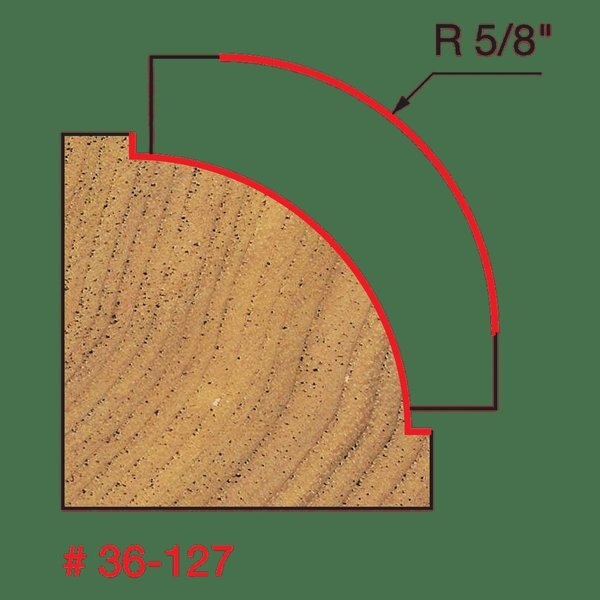 Radius Beading Bit, 5/8