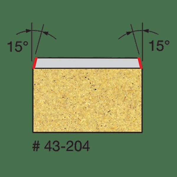 Insert Bevel Trim Bit, 15/16