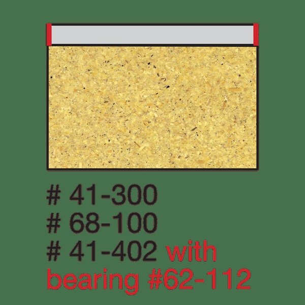 Flush and Bevel Trim Bit, 1/4