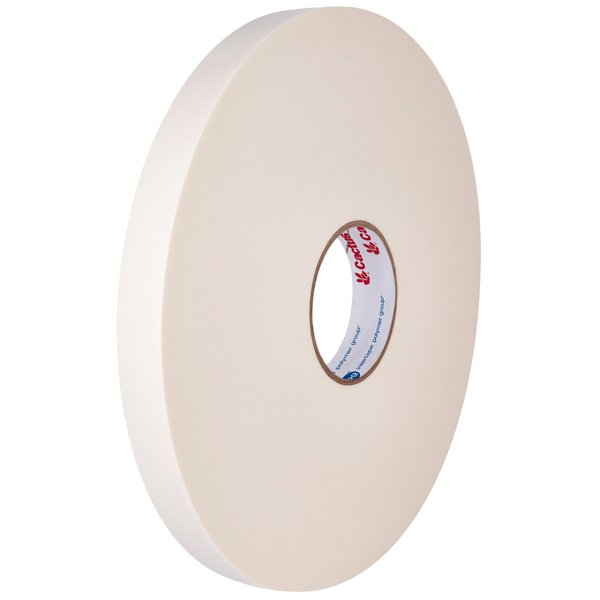 Pe Foam Acrylic Adhesive, White Liner, 1