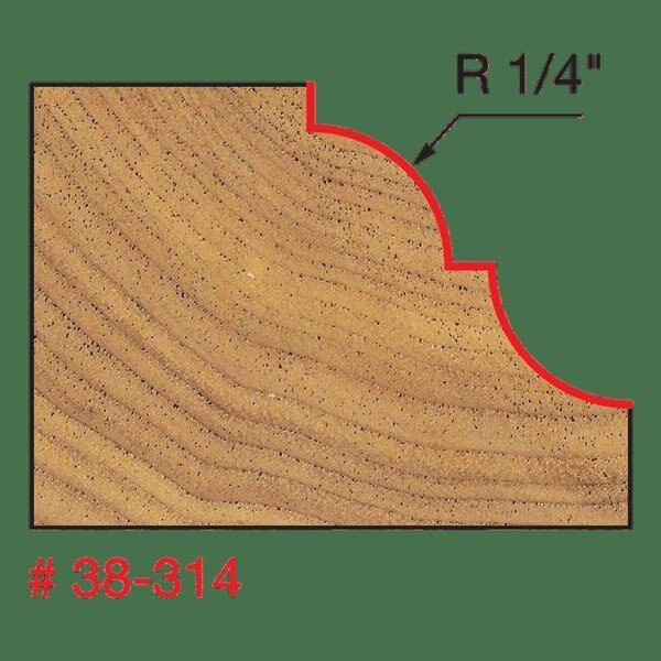 Cove and Bead Bit Quadra-Cut, 1-9/16