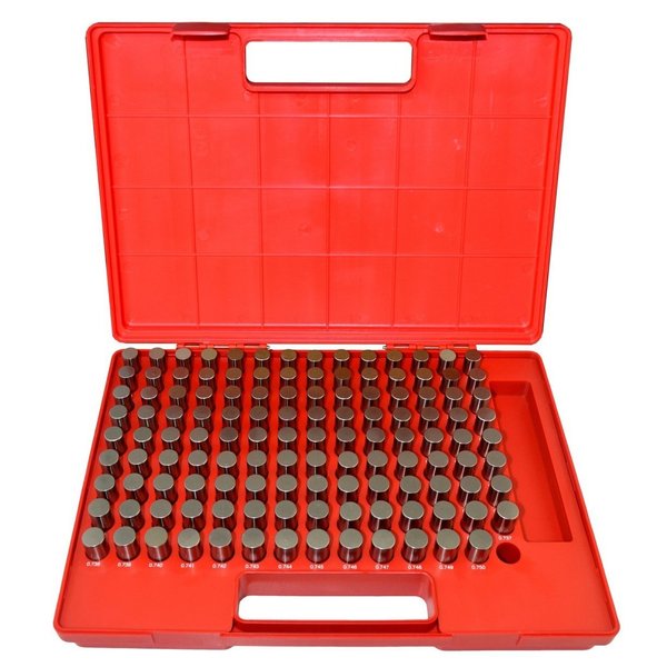 125 Piece M4 Minus Pin Gage Set .626-.750
