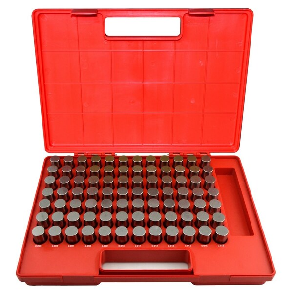84 Piece M6 Minus Pin Gage Set .833-.916