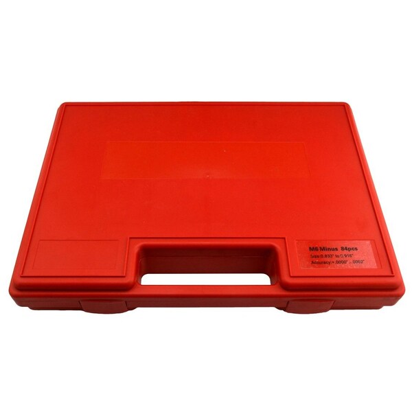 84 Piece M6 Minus Pin Gage Set .833-.916