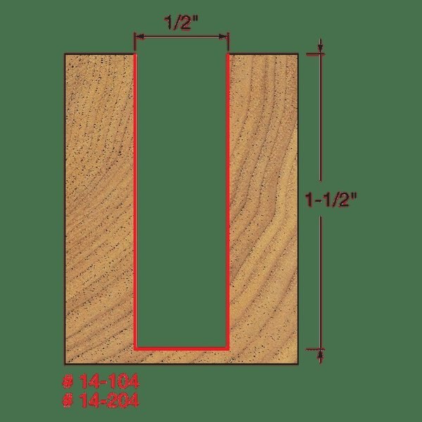 Stagger Bit, 1/2