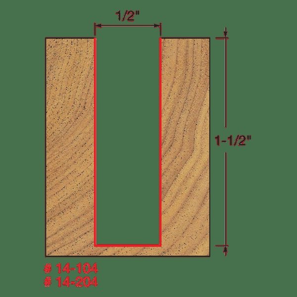 Stagger Bit, 1/2
