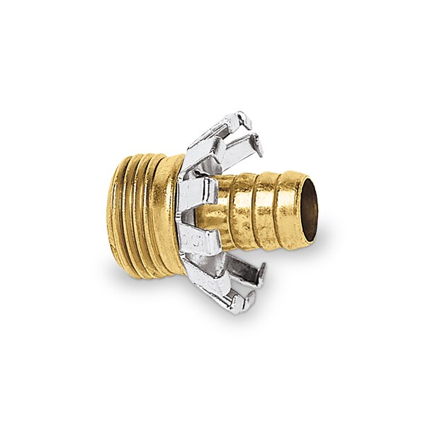 Brass Male Clinch Coupling, 5/8