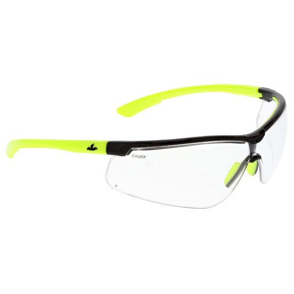 Safety Glasses, Clear Polycarbonate Lens, Anti-Fog