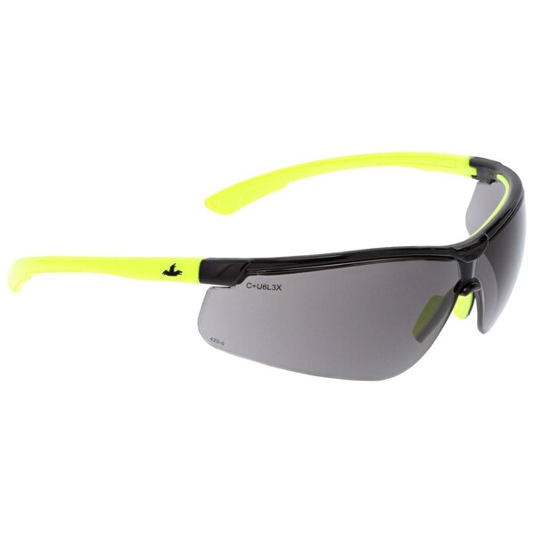 Safety Glasses, Gray Polycarbonate Lens, Anti-Fog