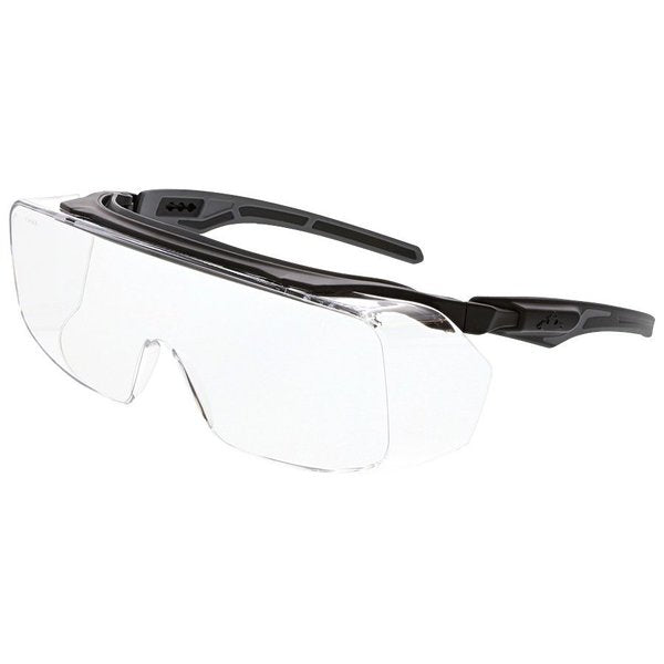 Safety Glasses, Gray Polycarbonate Lens, Anti-Fog