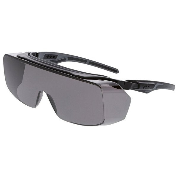 Safety Glasses, Gray Polycarbonate Lens, Anti-Fog