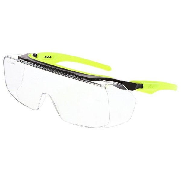 Safety Glasses, Gray Polycarbonate Lens, Anti-Fog