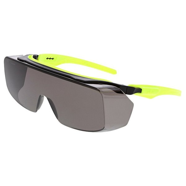 Safety Glasses, Gray Polycarbonate Lens, Anti-Fog
