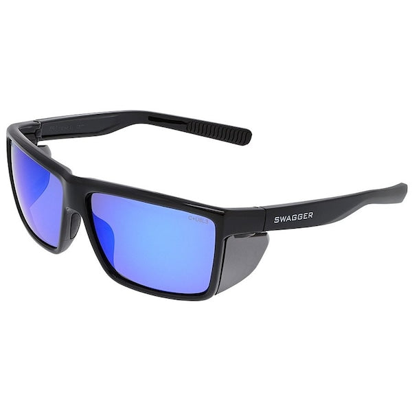 Safety Glasses, Gray Polycarbonate Lens, Scratch Resistant
