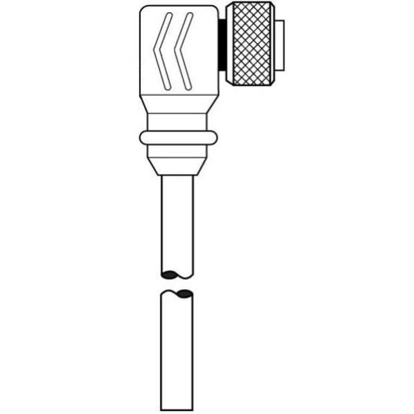 MIN-SYNC SGL END FEM 90 2 PL 3FT PVC
