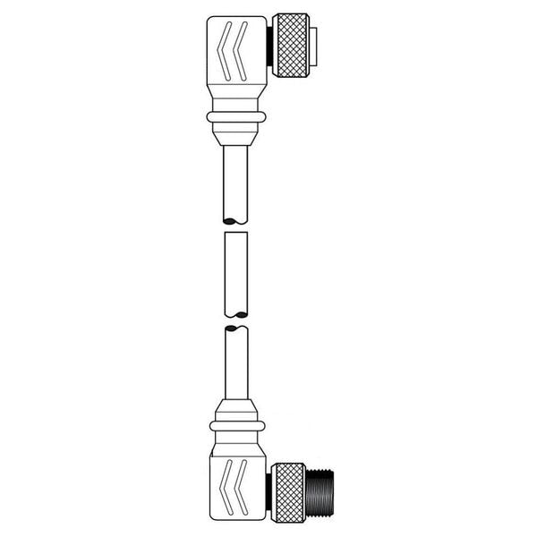 MIN-SYNC DBL END F 90 M 90 2 PL 15FT PVC