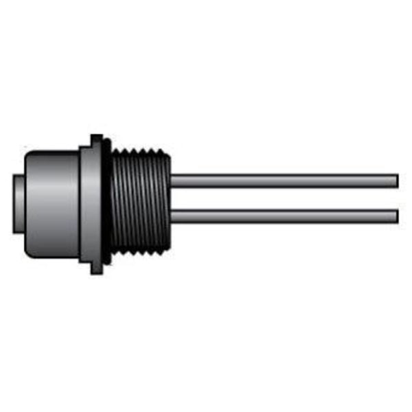 MICR-SYNC DUAL KEY BCK PNL 3 PL FEM RCPT