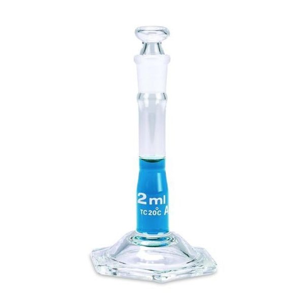 Glass Micro Volumetric Flasks, w/Ta, PK 6