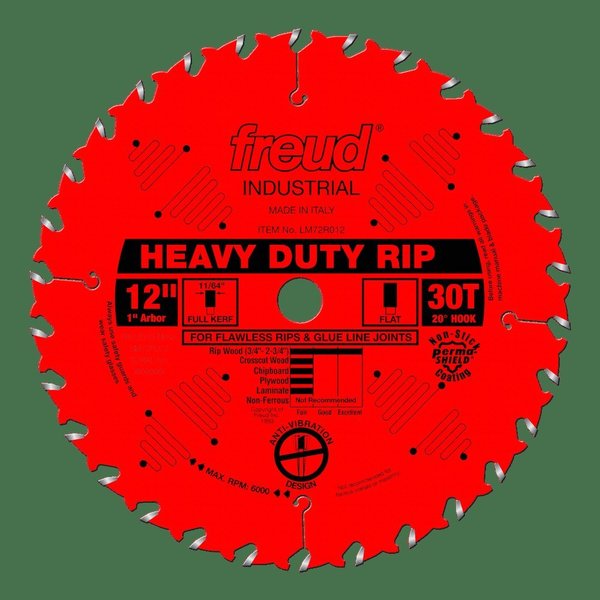 Heavy-Duty Rip Blade, 12