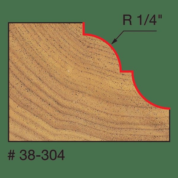 Cove and Bead Bit, 1-9/16
