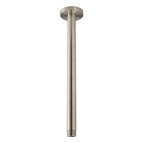 Ceiling Mount Shower Arm, Brshd Nickl, 12