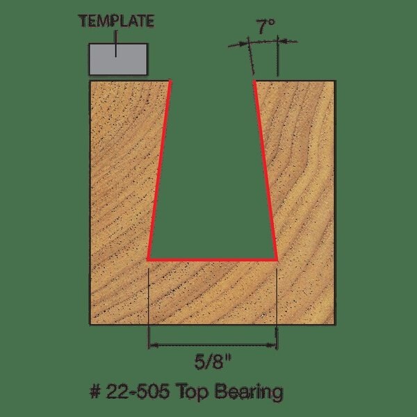 Dovetail Bit, 5/8