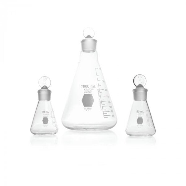 Erlenmeyer Flask, 25mL, Clear, PK12