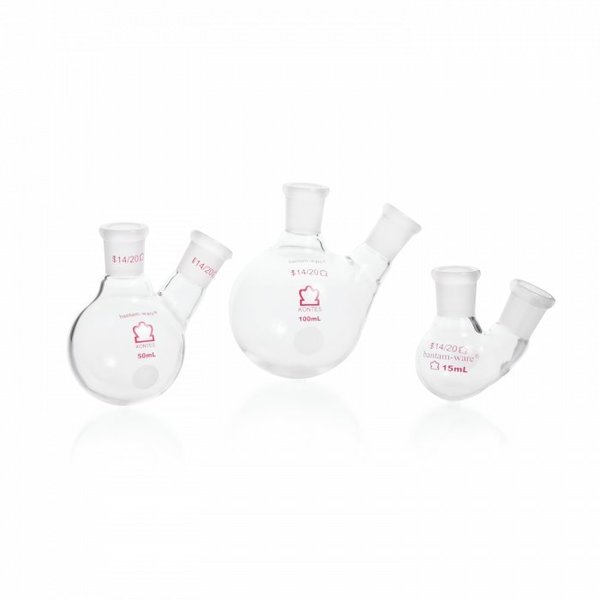 Flask, RB, Angled 2 Neck 1000 mL 29/42 2