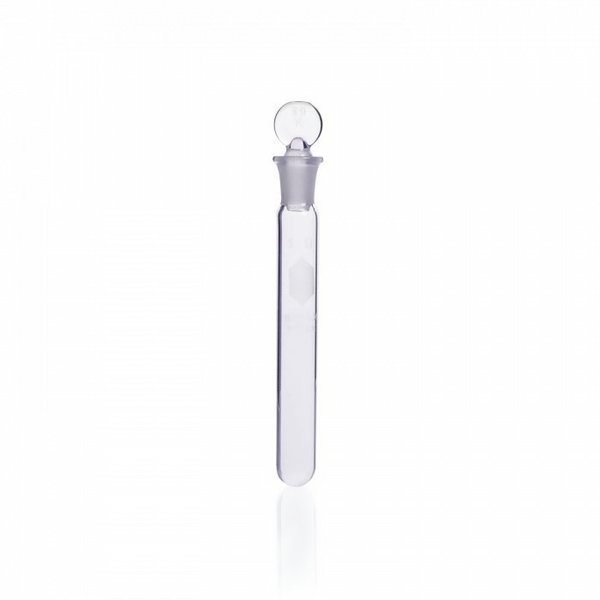 Glass Test Tubes, Stoppers, 18mL, PK 6