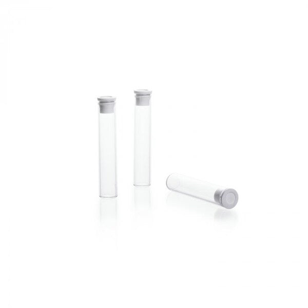 Expansion Glass Shell Vials, Plug Style Needle Closures, 15x44