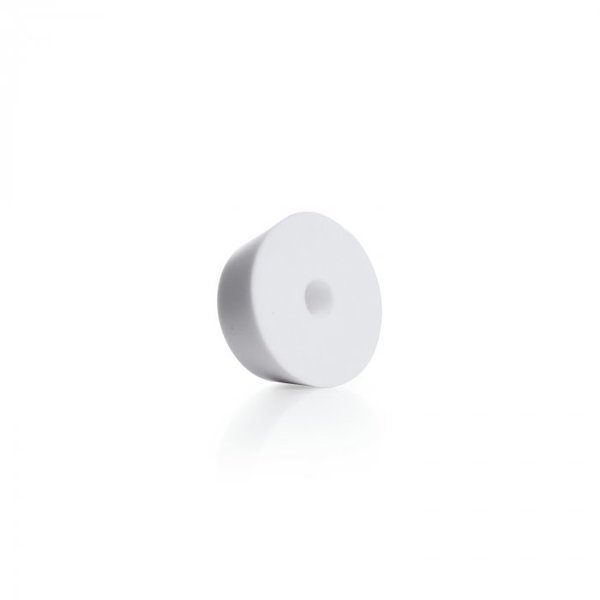 No. 8 Silicone Stopper, 9/16In. Hole For