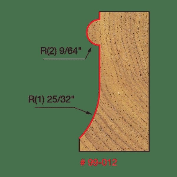Face Molding Bit, 15/16