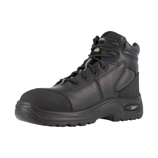 Size 11 Women's 6 in Work Boot Composite Safety Footwear, Black