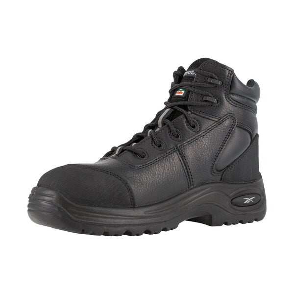 Size 7 Women's 6 in Work Boot Composite Safety Footwear, Black