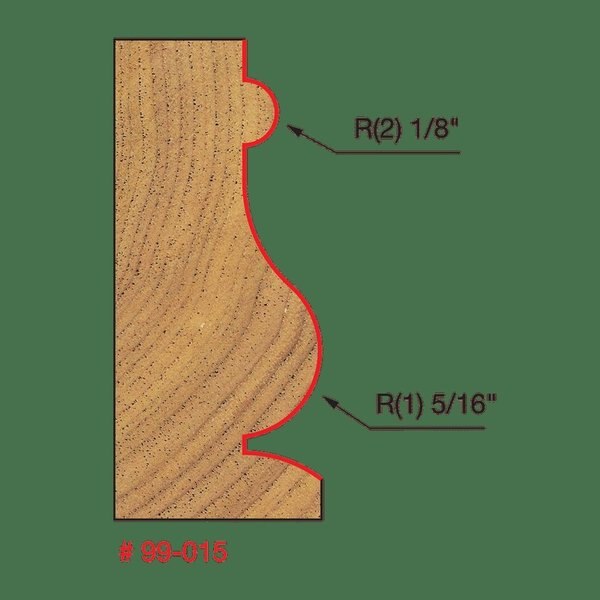 Face Molding Bit, 1-1/16
