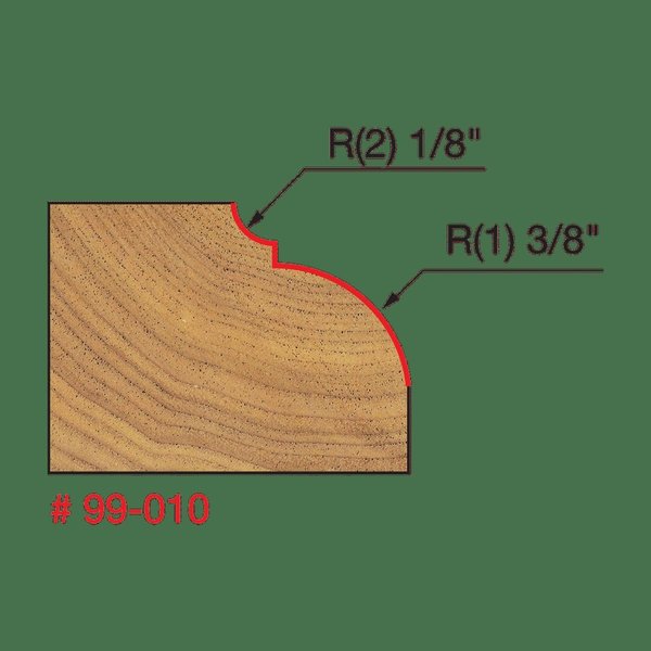 Table Top Edge Classical Bit (Quadra-Cut