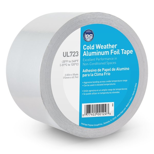 Med. Grade Cold Temp Aluminum Foil Tape,