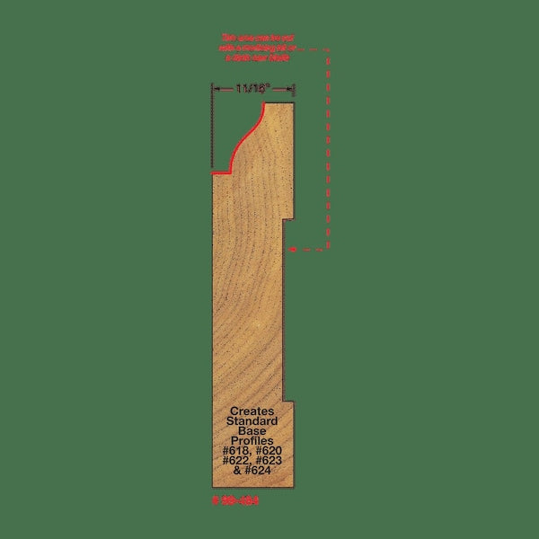 Base and Cap Bit, 1-11/16