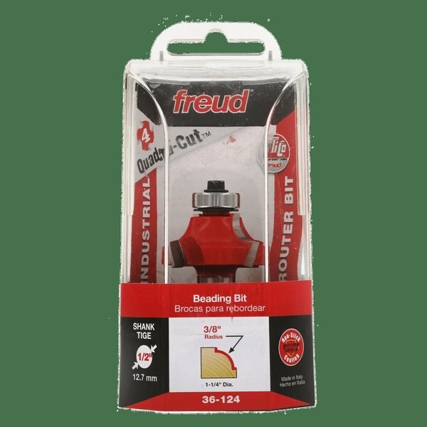 Radius Beading Bit (Quadra-Cut), 3/8