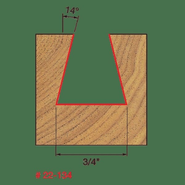 Dovetail Bit, 3/4
