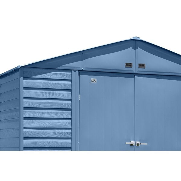10x8 Select Steel Storage Shed, Blue Grey
