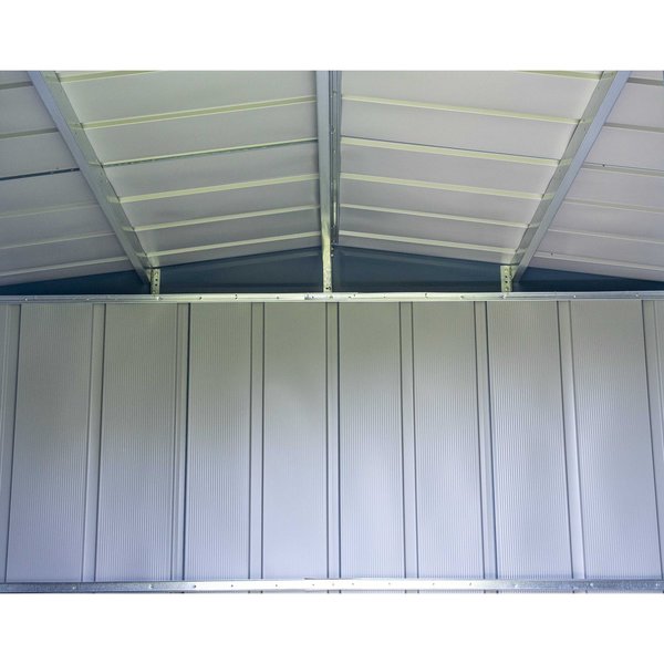 10x12 Classic Steel Storage Shed, Blue Grey