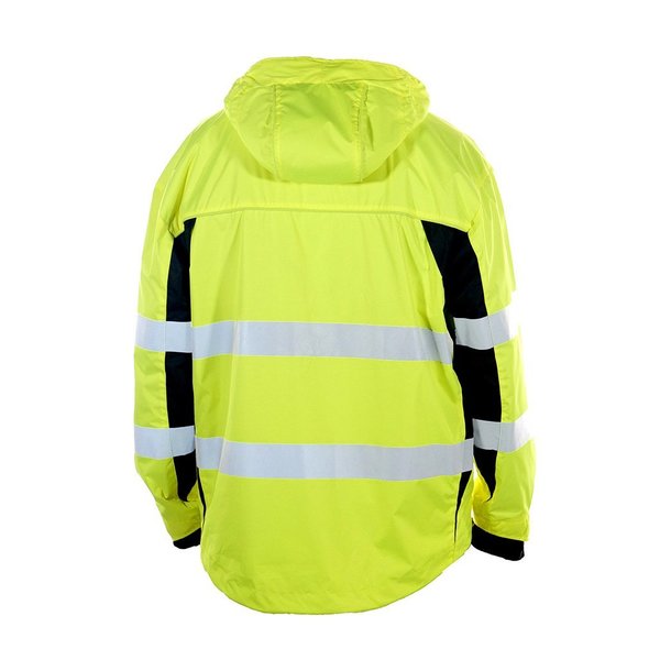 Jacket, Windbreaker, Lime, Zipper, 5XL