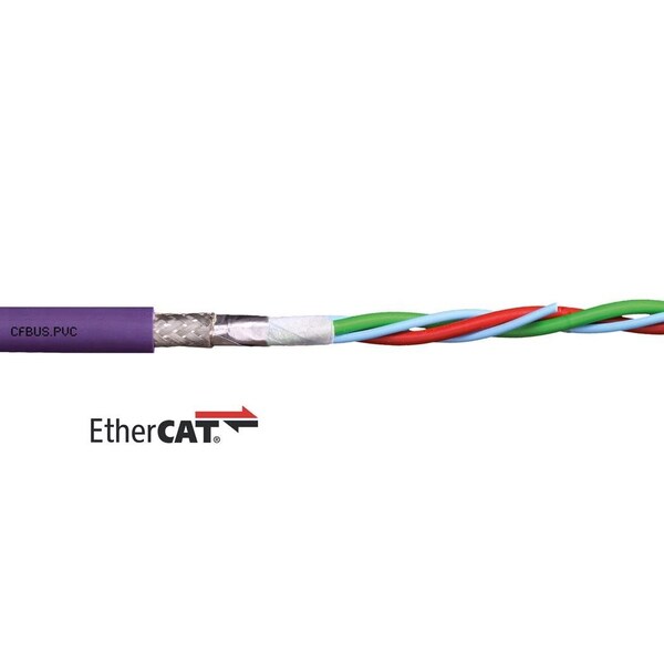 Bus Cable, PVC, 50 V, 0.26 in dia, Red